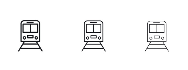 Train icon vector design template simple and clean