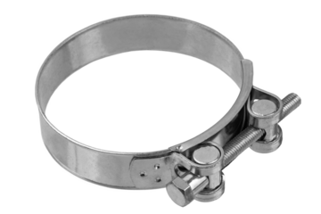 metal clamp with diameter adjustment mechanism, insulated