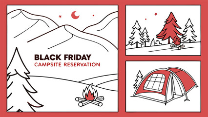 Black friday campsite reservation embrace the outdoors with special deals on nature getaways and camping adventures