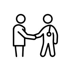 handshake vector illustration