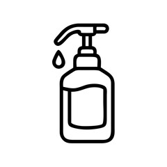 set of cosmetic bottles