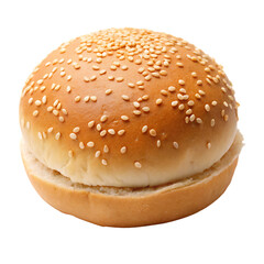 Burger Bun Isolated On White Background