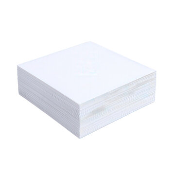 A Stack of Blank White Paper Cards Ready for Customization and Printing Applications