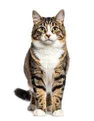 Naklejka premium Tabby cat portrait (1)