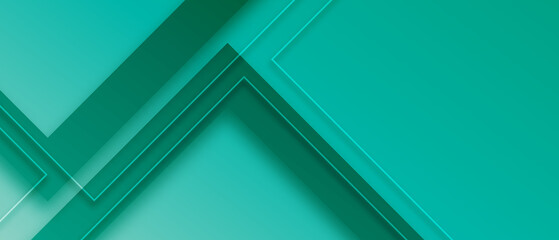 Modern green banner background