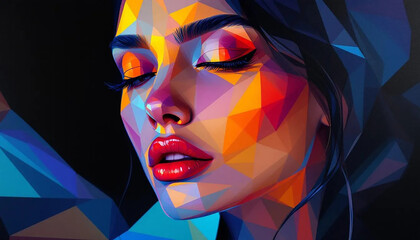 Abstract Portrait of a Woman