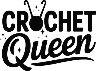 Crochet Queen Sparkle craft hobby