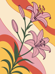 abstract floral background