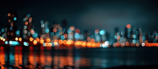 Bokeh cityscape at night (2)