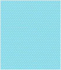 blue wave swirl pattern with repeating white curved lines for textile, wallpaper, and ocean-inspired backgrounds