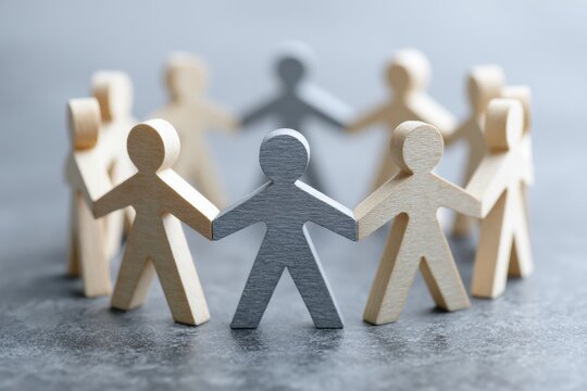 Connected professional with arms extended linking diverse global business networks together