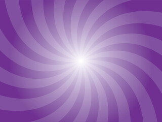 Obraz premium Grape Purple Sunburst Background. Purple Radial Retro Glowing Rays Banner. Abstract Retro Whirlwind Starburst Vector Abstract Background. Twisted Radial Illustration.