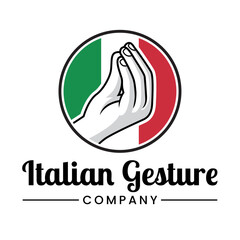 typical italian hand gesture