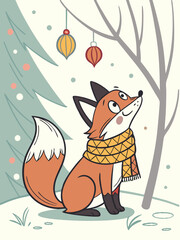 fox and a bird