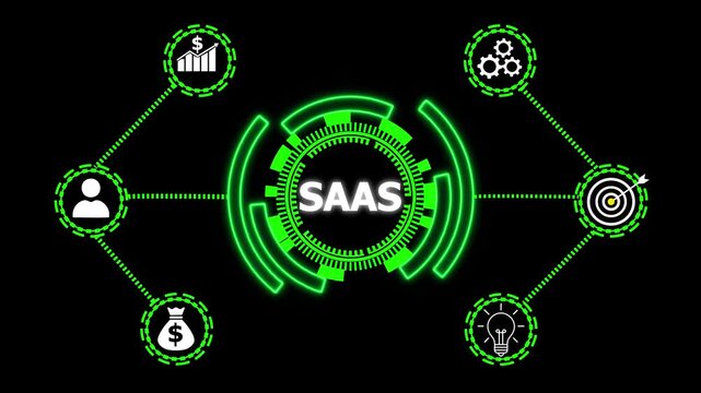 SaaS (Software as a Service) is a cloud-based software delivery model where applications are hosted online and accessed by users via the internet on a subscription basis.