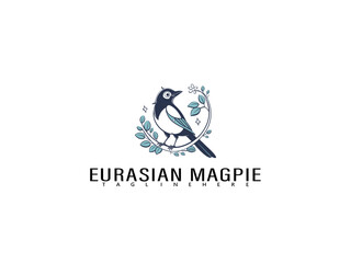 Common Kestrel perched on a rustic branch with floating leaves and heart symbols, illustrated in sweet cartoon style, perfect for wildlife wedding cards or children&rsquo;s wildlife posters.

