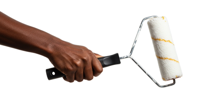 Painting walls with a roller: professional home improvement tools and equipment for diy projects and renovations