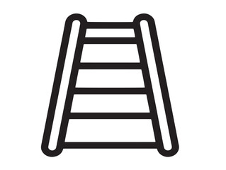 Blanket ladder icon in sleek 2D vector style