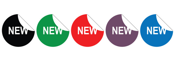 Vector Label for New Arrivals. Flat Label Icon Design.  New Product Arrival Vector. Iconic Fresh Launch Badge. Bold New Arrival Vector Design.  Flat Arrival Tag Design. eps 10