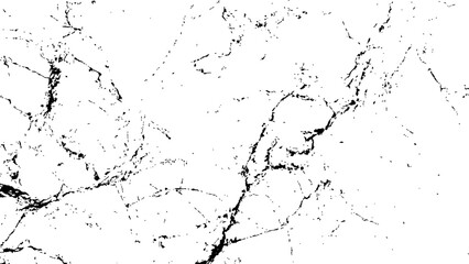 Abstract grunge black and white distressed texture background. Cracked texture with many cracks and scratches. Abstract background. Graphic illustration with transparent background.