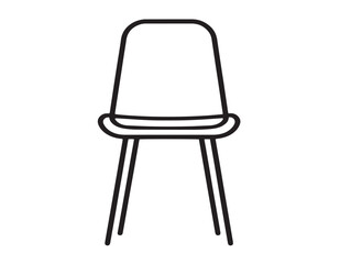 Clean protective chair leg cover in 2D vector