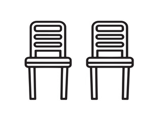 Modern chair leg protector in flat vector design