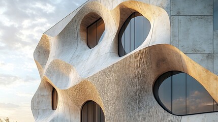 A masterful layout of decorative cladding Showcasing