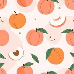 Peach pattern design