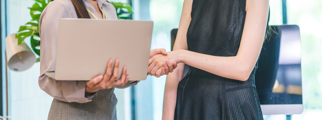 Professional Marketing Team, Diverse Colleagues and Businesswoman Collaborate Meeting, Brainstorming Ideas and Discussing Strategies for Project Planning, Working Together for Successful Corporate