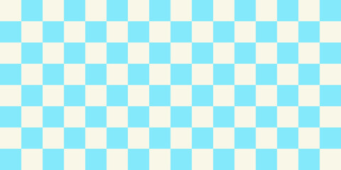 Sky blue and white tartan plaid seamless pattern, Blue and white checkered pattern.
