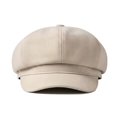 **Linen cap isolated on white background with transparent PNG**  