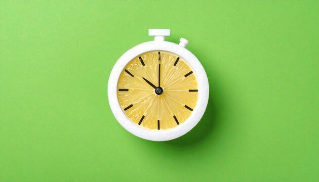 Lemon-shaped stopwatch