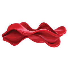 Fototapeta premium Red Blood Cell Flow Platelet Background