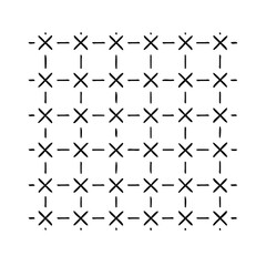 Grid pattern cross line art design vector illustration seamless texture abstract background for graphic design art