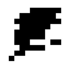 Abstract black and white pixel art design for background wallpaper or website graphic simple modern minimal style