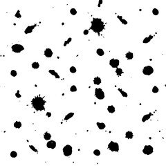 Black ink splatter texture background for design element vector stain drop art abstract grunge pattern graphic 100