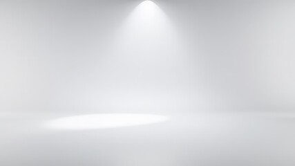 Illuminated backdrop featuring a single light source highlighting the clean, bright, minimalistic, simple, and sleek design for a professional and modern presentation