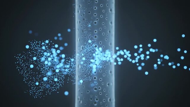 Visualization of a filtration process
