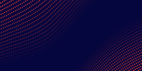 Fototapeta premium Vector background with color abstract wave dots