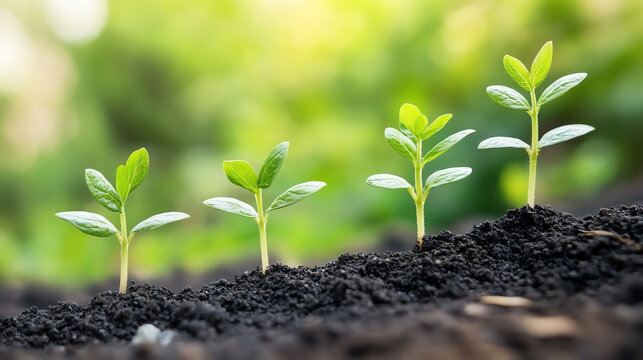 Growth milestones visual timeline