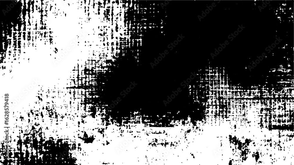 Poster grunge background is black and white. halftone grunge texture vector background featuring distressed