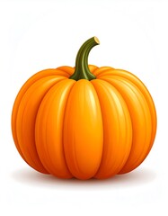 Obraz premium Realistic pumpkin illustration