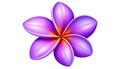 Vibrant purple flower