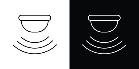 Sensor icon vector illustration sign symbol. linear design