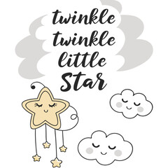 Happy Easter greeting card with decorative text and festive design