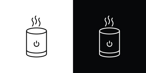 Naklejka premium Humidifier icon vector illustration sign symbol. linear design