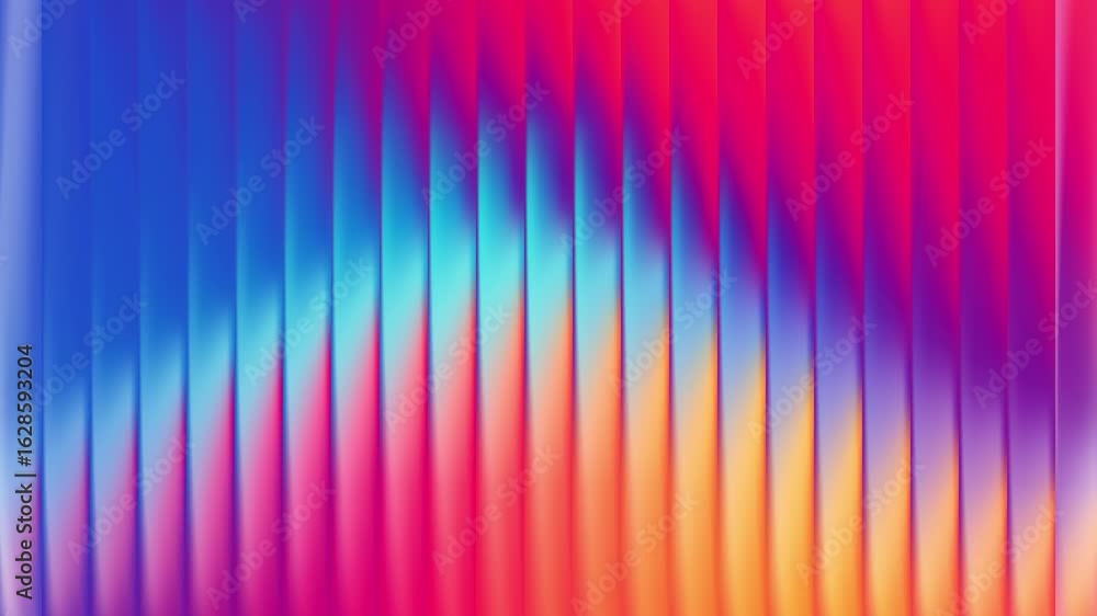 Poster neon glass gradient background blur. abstract fractal pattern blue glossy mesh hologram effect. aura