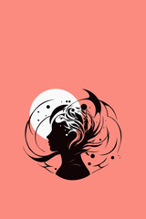 Consciousness, Mind, Thoughts, Awareness, Knowledge, Head, Chaos, Girl, Psychology, Trauma, Man, Woman, Vector, Artwork