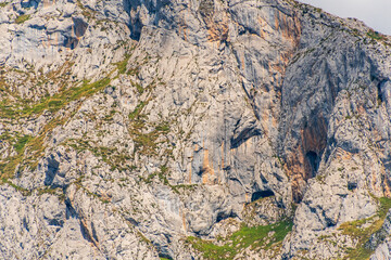 Paisaje en Bulnes, Picos de Europa.