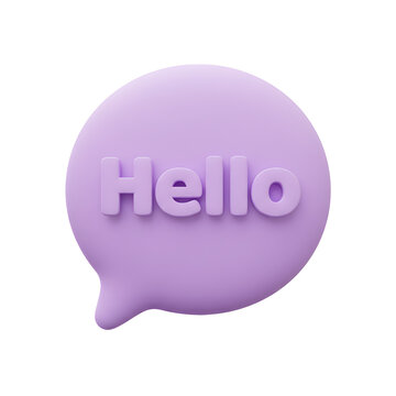Purple HELO Bubble circle.